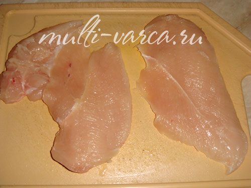 Курячі рулетики з брюссельською капустою на пару