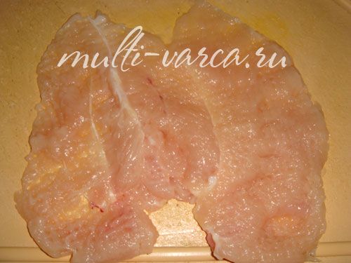 Курячі рулетики з брюссельською капустою на пару