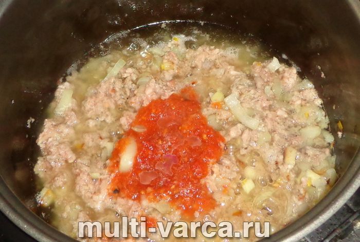 Локшина по-флотськи в мультиварці
