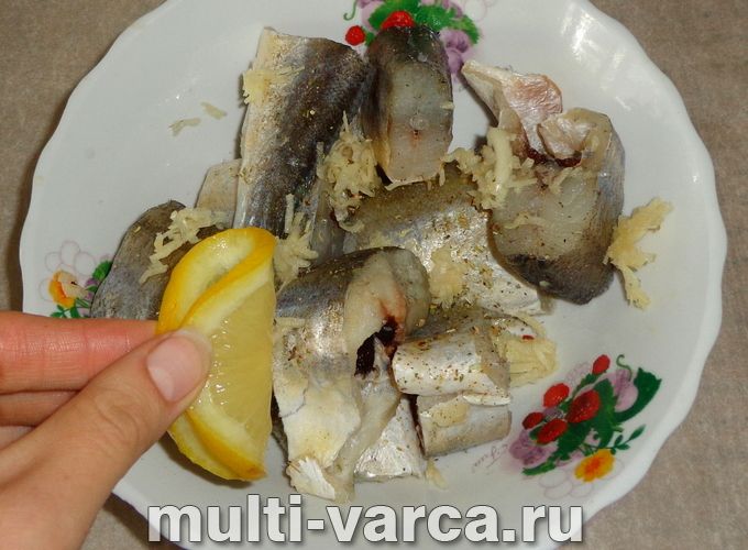 Навага на пару в мультиварці