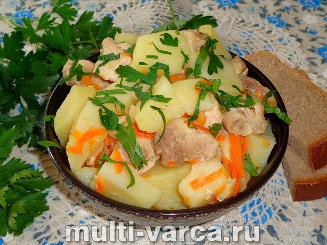 Печеня з кролика в мультиварці
