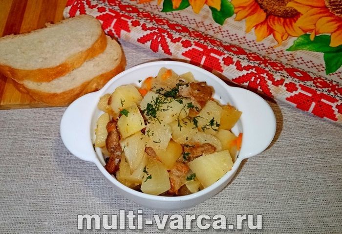 Печеня зі свинини з грибами