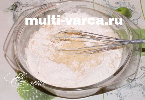 Пиріг із крабовими паличками в мультиварці