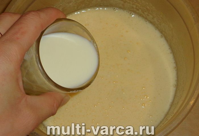 Пиріг зебра на молоці