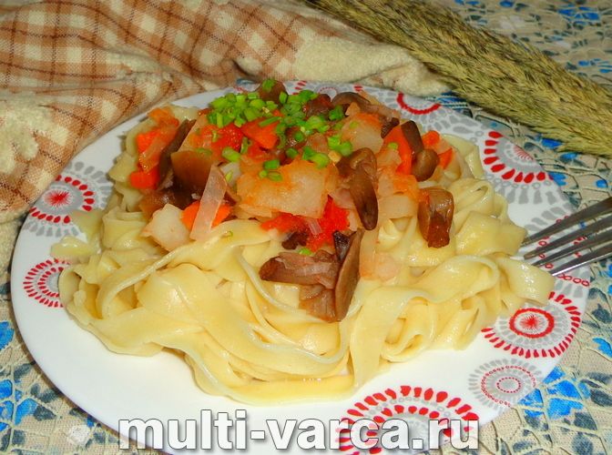 Пісний лагман у мультиварці