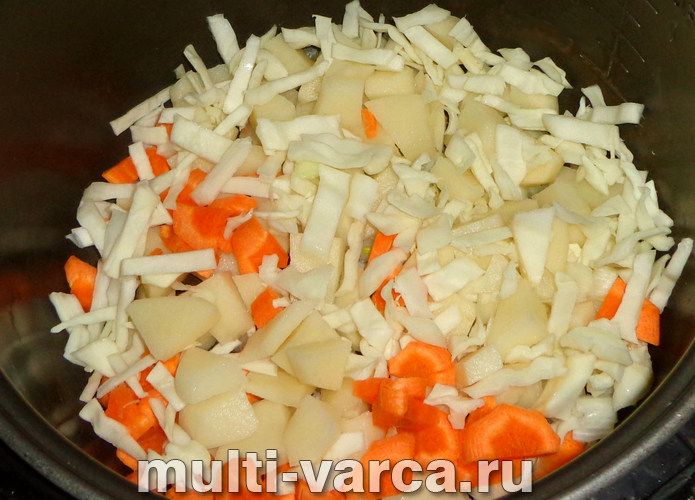 Пісний лагман у мультиварці