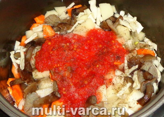 Пісний лагман у мультиварці
