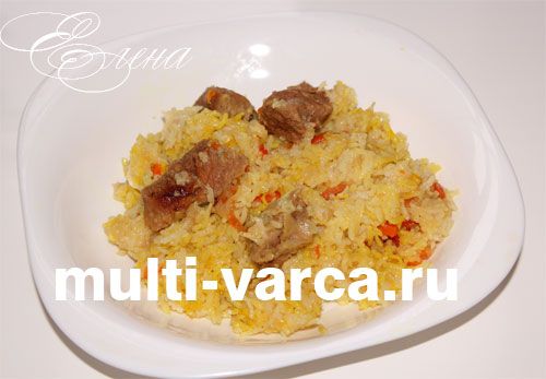 Плов у мультиварці Редмонд