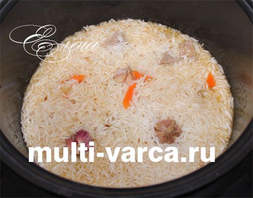 Плов у мультиварці Редмонд
