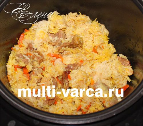 Плов у мультиварці Редмонд