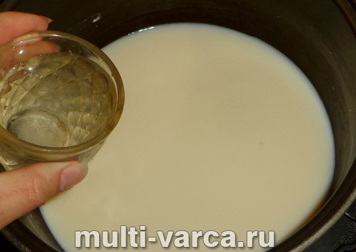 Полба на молоці в мультиварці
