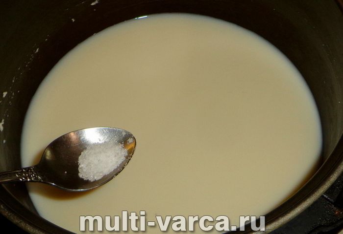 Полба на молоці в мультиварці