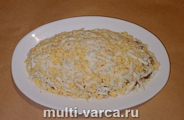 Салат «Шпроти під шубою»
