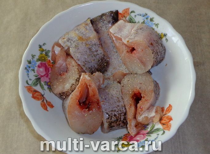 Щука на пару в мультиварці