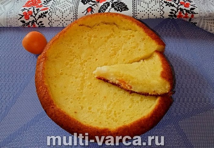 Сирний пиріг з абрикосами
