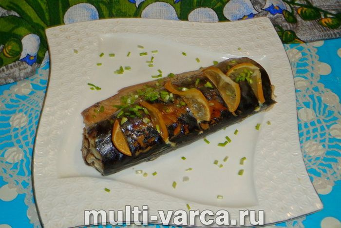Скумбрія з лимоном у мультиварці