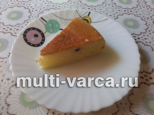 Смачна сирна запіканка з вишнею