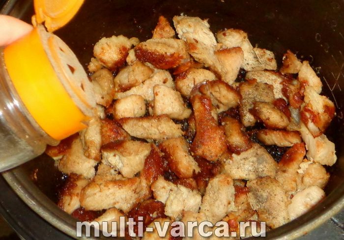 Смажена індичка в мультиварці