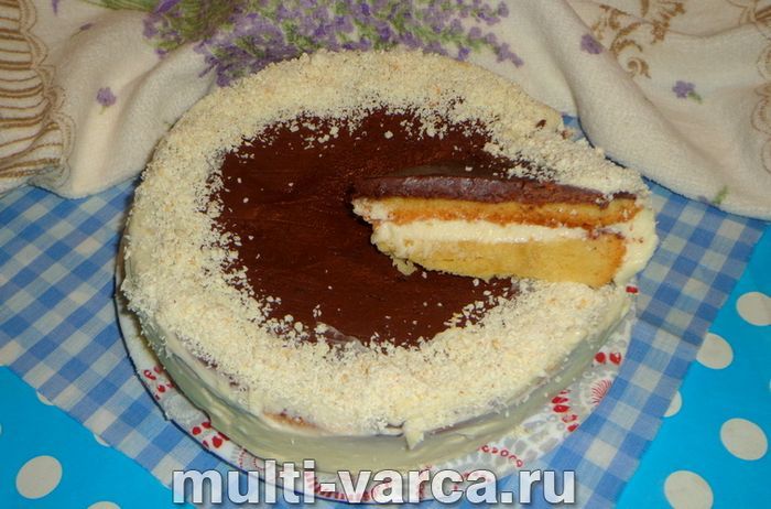 Сметанник зі згущеним молоком у мультиварці