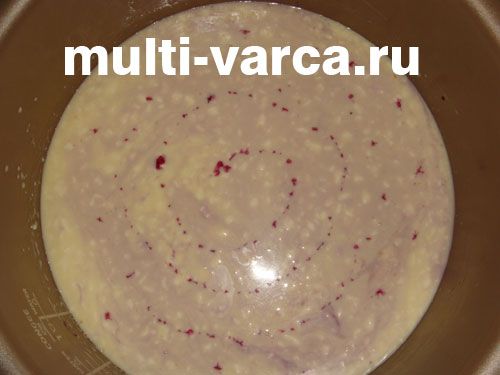Смородиновий чізкейк із волоськими горіхами в мультиварці