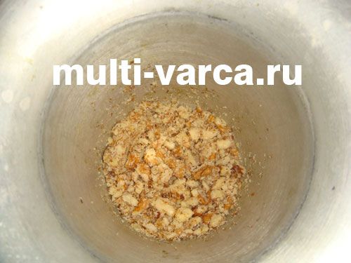 Смородиновий чізкейк із волоськими горіхами в мультиварці