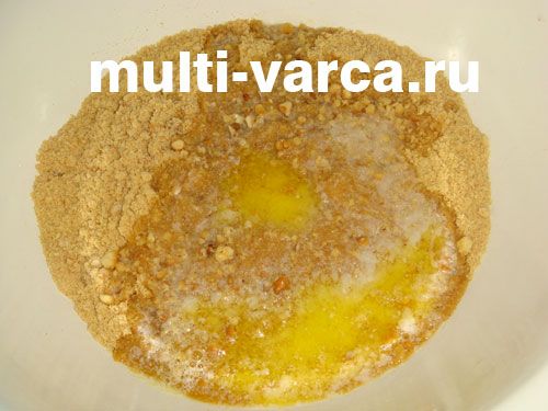 Смородиновий чізкейк із волоськими горіхами в мультиварці
