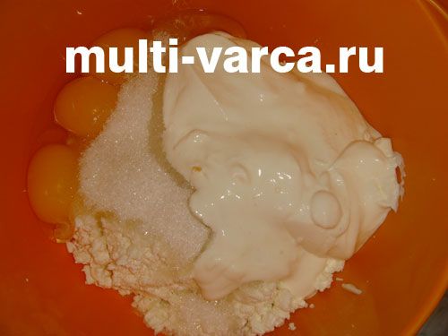 Смородиновий чізкейк із волоськими горіхами в мультиварці