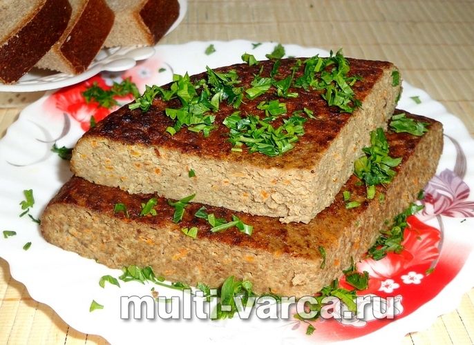 Суфле з яловичої печінки в мультиварці