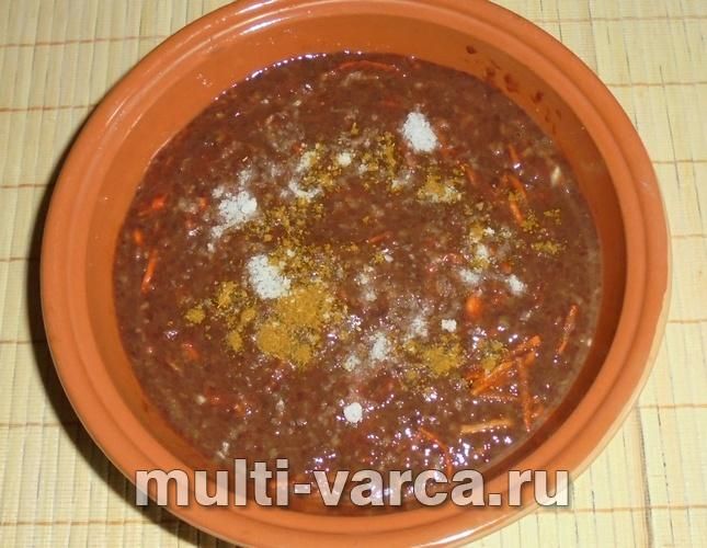 Суфле з яловичої печінки в мультиварці