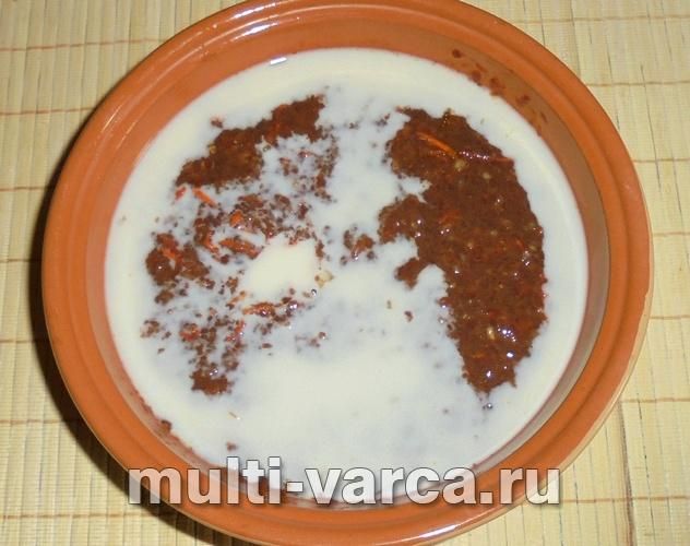 Суфле з яловичої печінки в мультиварці
