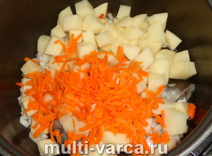 Уха з окуня в мультиварці