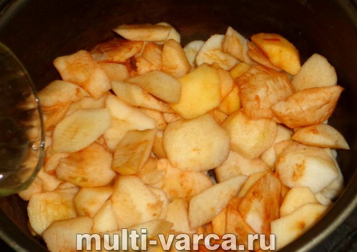 Варення з яблук із журавлиною в мультиварці