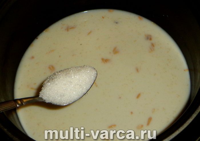 Вівсяна каша в мультиварці з відкладеним стартом