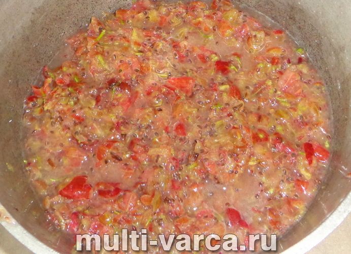 Желе з аґрусу без кісточок на зиму