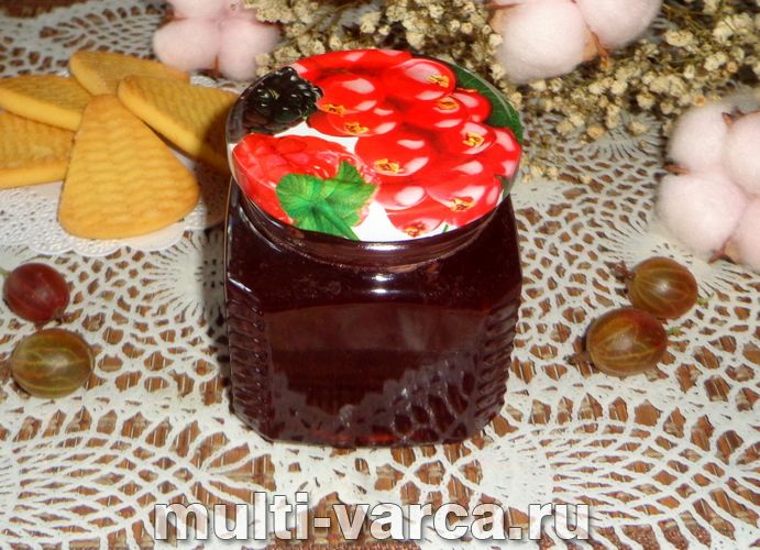 Желе з аґрусу без кісточок на зиму