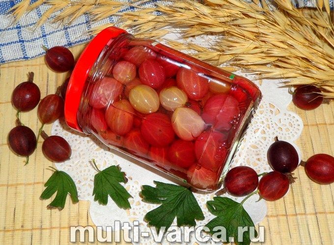 Аґрус у сиропі на зиму