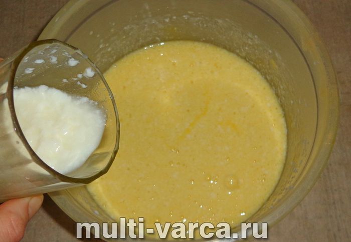 Банановий пиріг на кефірі
