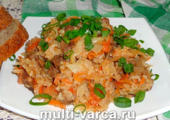 Бігус із рисом у мультиварці