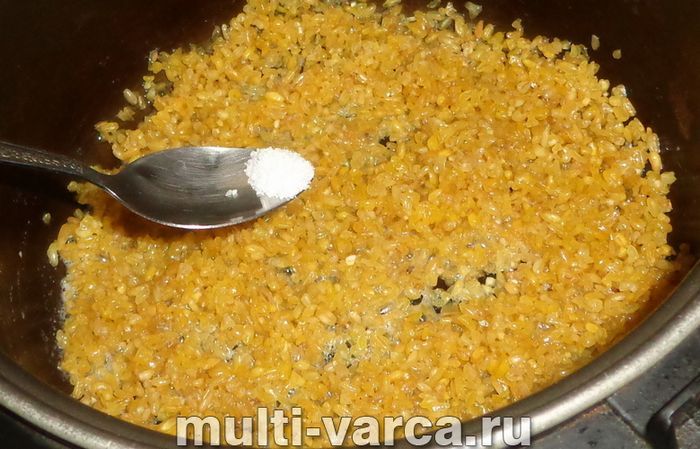 Булгур на молоці в мультиварці