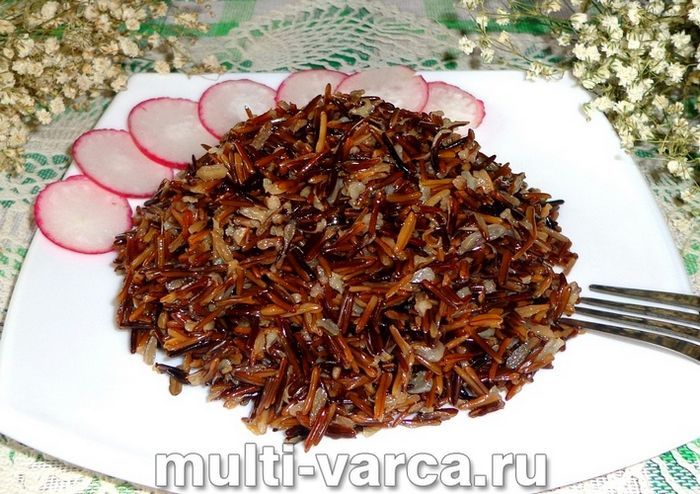 Дикий рис у мультиварці