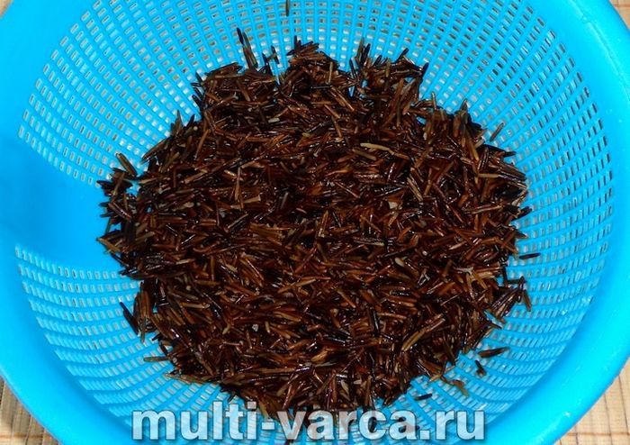 Дикий рис у мультиварці