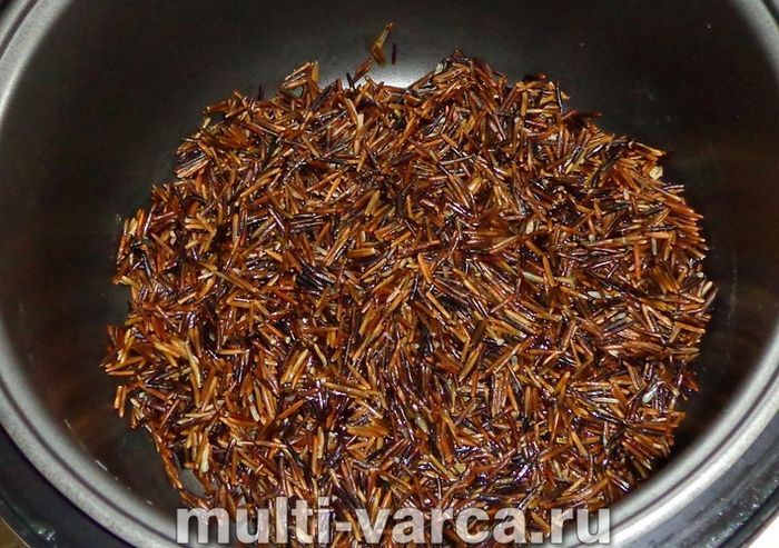 Дикий рис у мультиварці