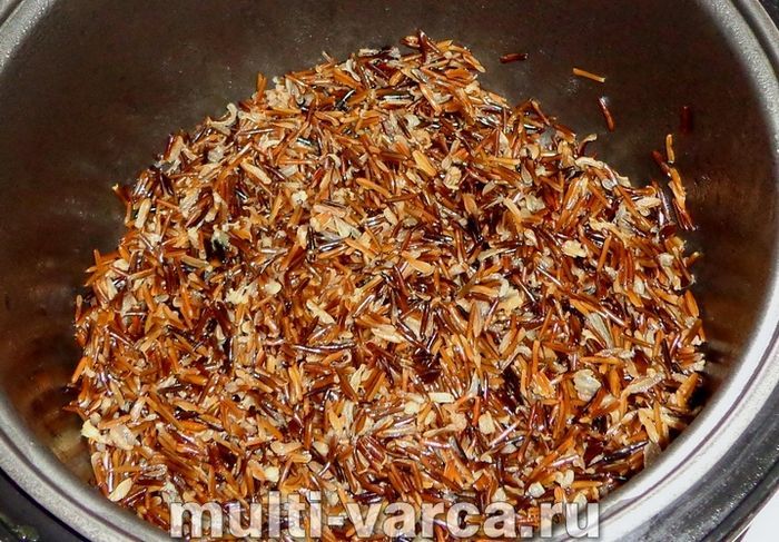 Дикий рис у мультиварці