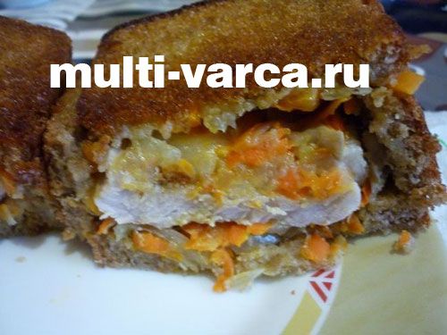 Гарячий бутерброд або сендвіч у мультиварці