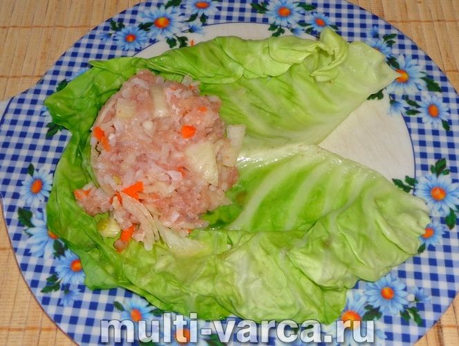 Голубці на пару в мультиварці