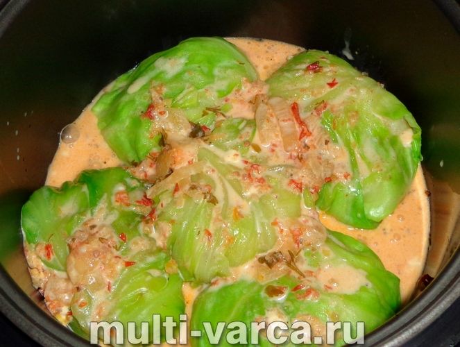 Голубці з картоплею в мультиварці