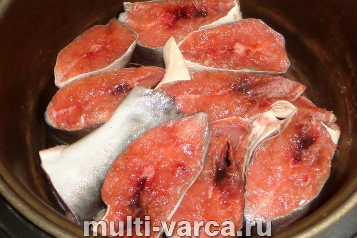 Горбуша з лимоном у мультиварці