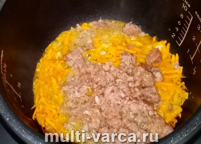 Гречка по-купецькому з тушонкою в мультиварці