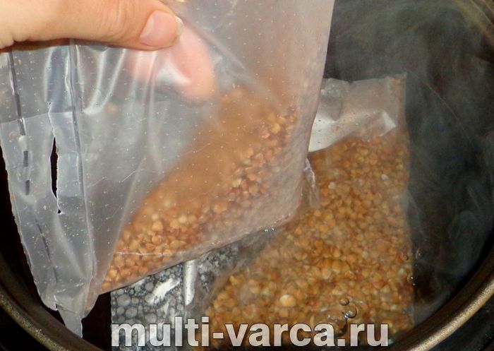 Гречка в пакетах у мультиварці