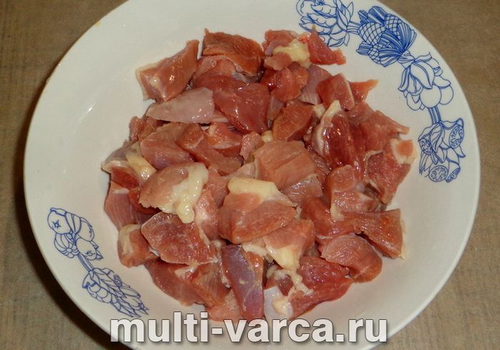 Індичка з перцем у мультиварці
